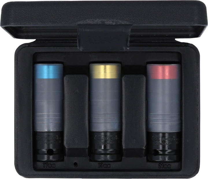 KS Tools 515.0990 SlimPOWER Impact-Stecknuss-Satz, 3-tlg., 1/2"