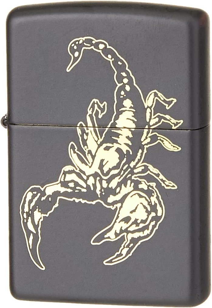 Zippo PL 218 Scorpion Laser Engrave Feuerzeug, Messing, Design, 5,83,81,2
