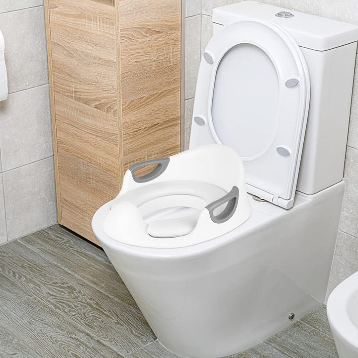WC-Sitz für Kinder, verstellbar und faltbar, Toilettensitz für Babys mit Stufen, Toilettentrainer fü
