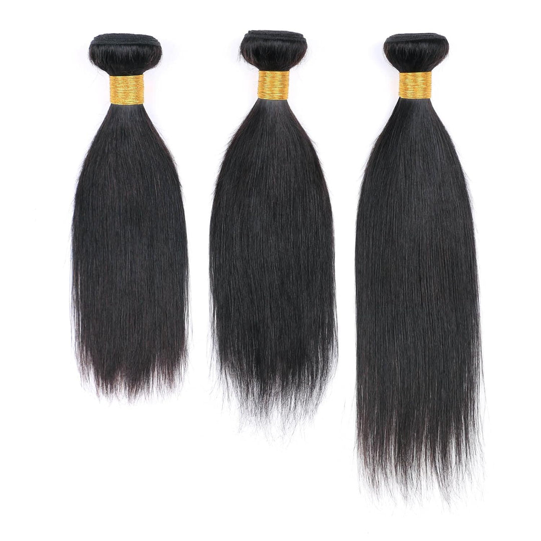 10A Straight Brazilian Bundles Human Hair 3 Bundles Echthaar Tressen Extensions 300g Unverarbeitete