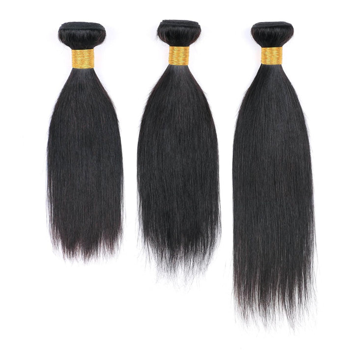 10A Straight Brazilian Bundles Human Hair 3 Bundles Echthaar Tressen Extensions 300g Unverarbeitete