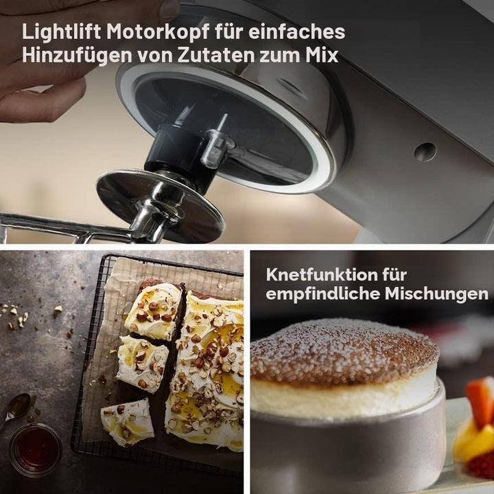 Kenwood-Store KVC7300S, Legierter Stahl, 4.6 liters, Silber Single, Single