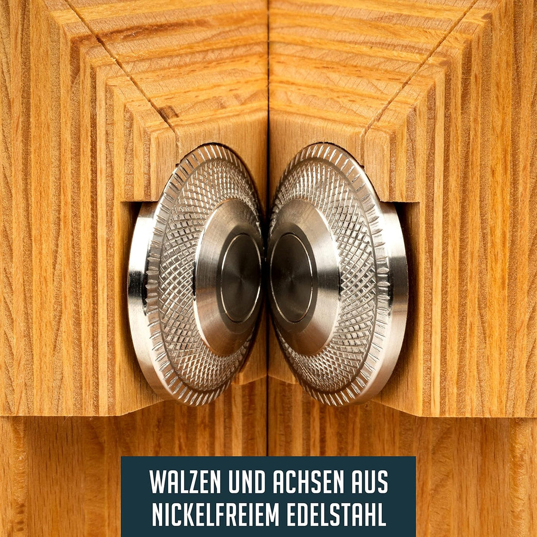 KoMo FlicFloc Flockenquetsche (Haferquetsche) - Haferflocken für dein Müsli oder Porridge im Handumd