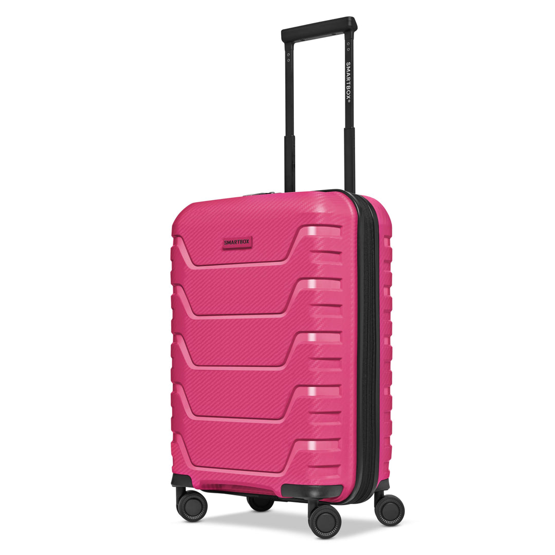 Smartbox Kabinenkoffer Erweiterbar 37x23x55 cm, 42–48L Handgepäck Koffer, Leichter Hartschalen Troll