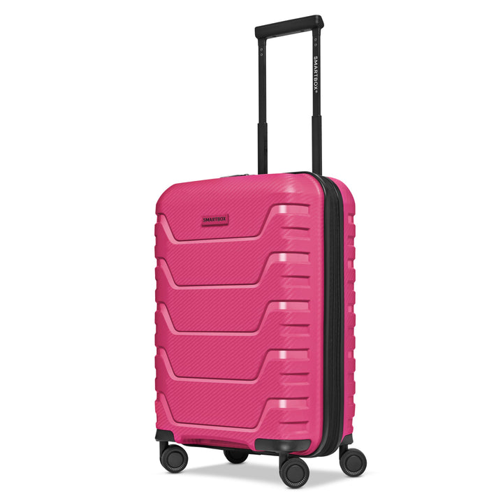 Smartbox Kabinenkoffer Erweiterbar 37x23x55 cm, 42–48L Handgepäck Koffer, Leichter Hartschalen Troll
