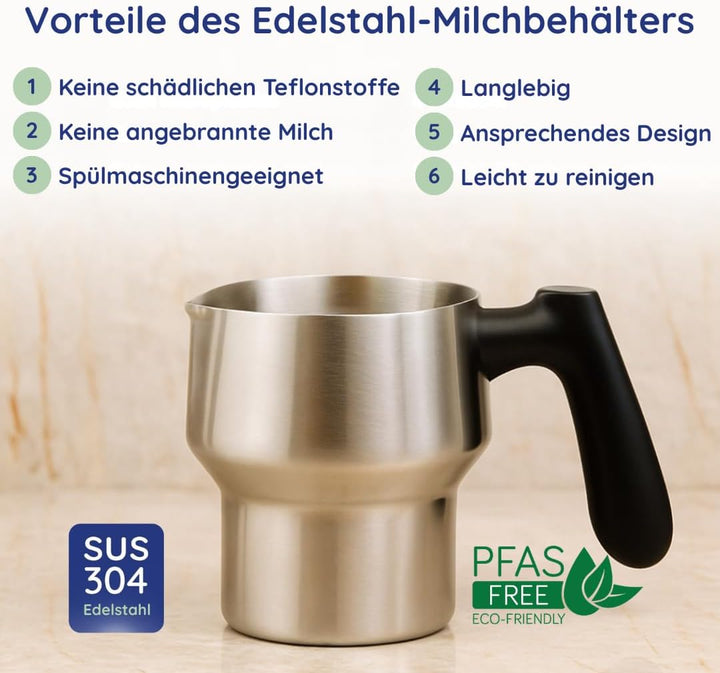 Safecourt Kitchen - Melkopschuimer pro - multifunctioneel