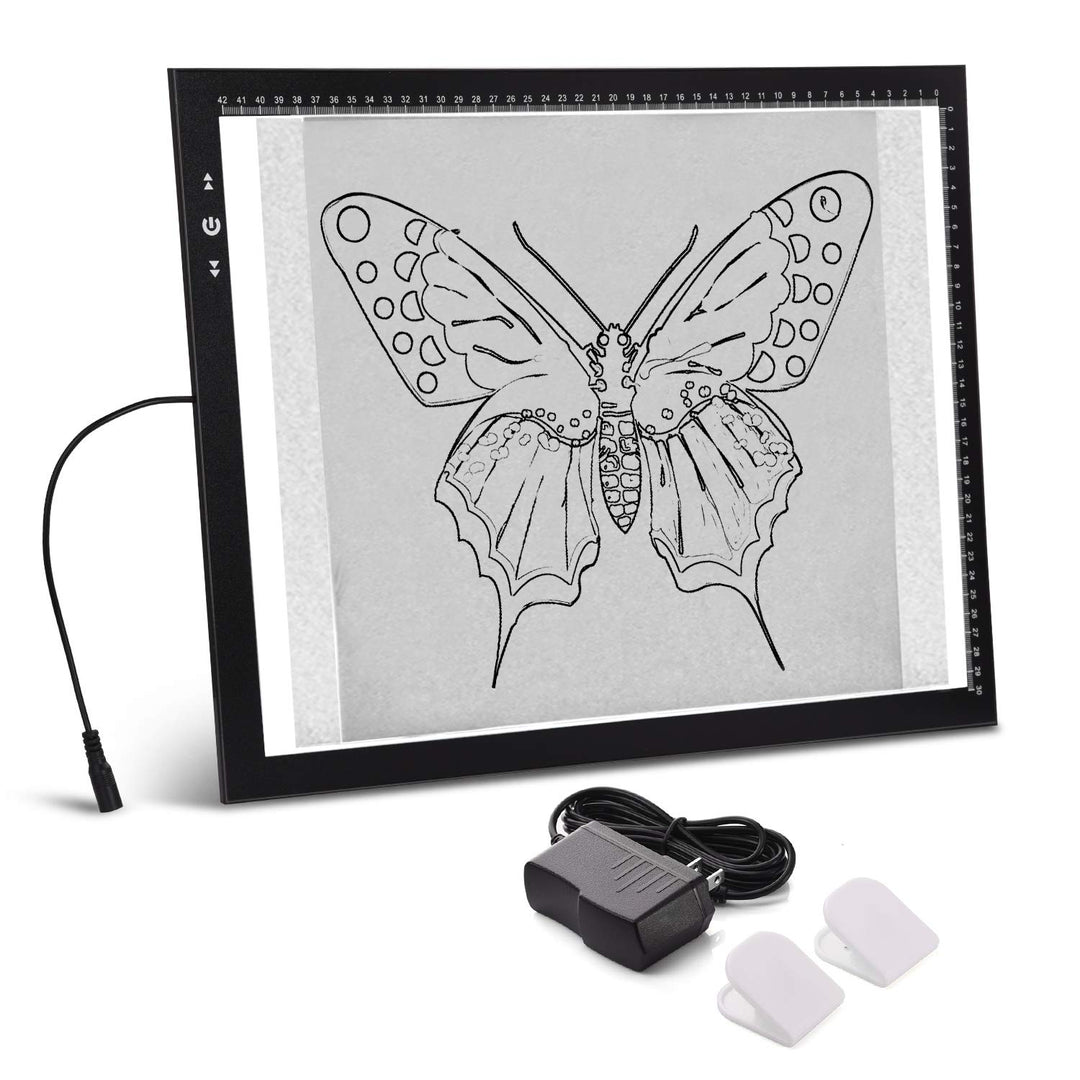 HSK A3 LED-Lichtpad Sperren/Entsperren Touch-Dimmer-Knopf Helligkeit 6000 Lux verpackter Adapter 12V