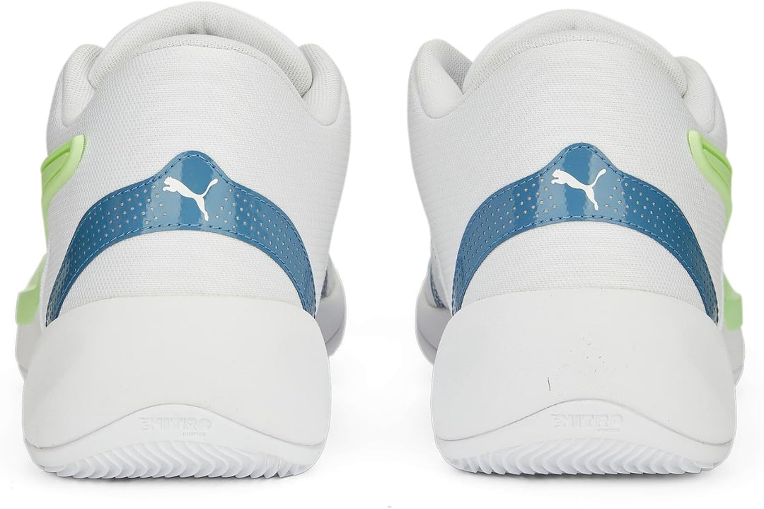 Puma Herren Rise NitroBasketballschuh 39 EU Puma White Deep Dive, 39 EU Puma White Deep Dive