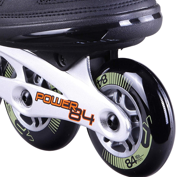 K2 Herren Power 84, Black-Sand Inline Skates EU: 40.5 (UK: 7 / US: 8) black - sand, EU: 40.5 (UK: 7