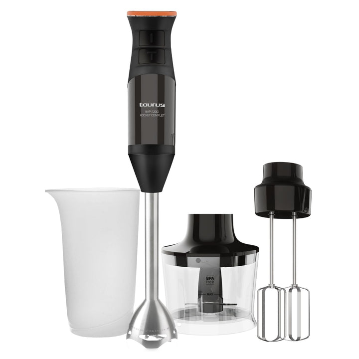 Taurus BAPI 1200 Rocket - Stabmixer 1200W | 20 Geschwindigkeitsstufen | Turbofunktion | Edelstahlkli