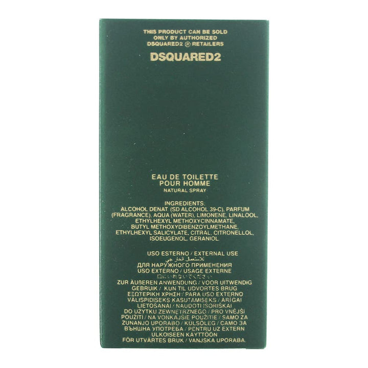 Dsquared2 Green Wood Edt Vapo 50ml 50 ml (1er Pack), 50 ml (1er Pack)