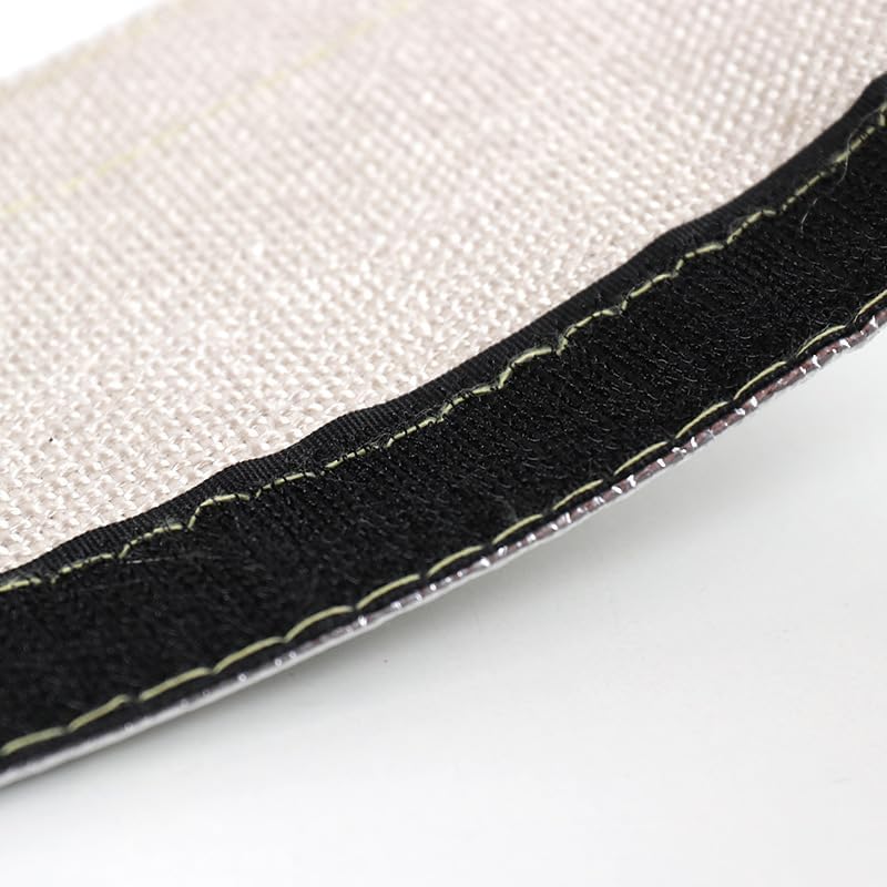 1m Alu-Titan Hitzeschutzschlauch ID 25mm Klettverschluss Heat Sleeve Thermoschutz Isolierschlauch Ka