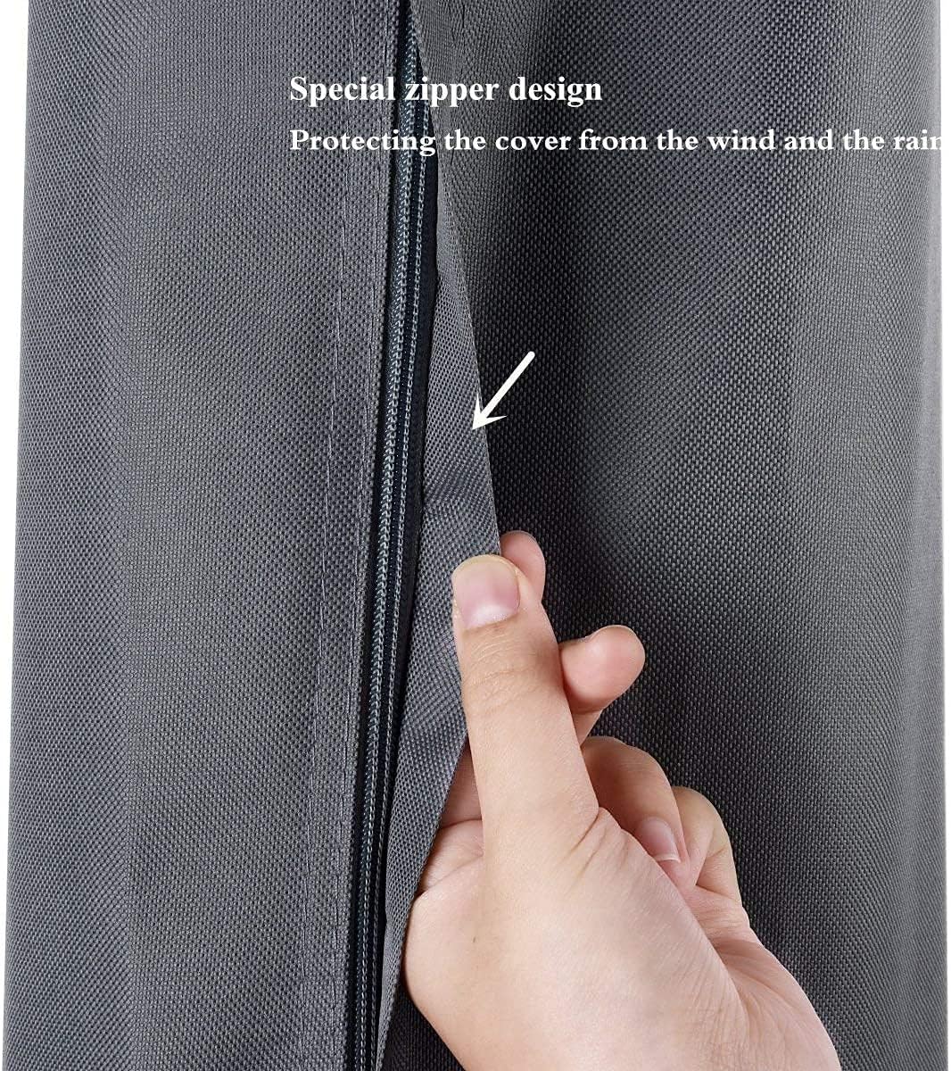 PATIO PLUS Schutzhülle für Wäschespinne, Wasserdicht Schutzhülle für Ampelschirme mit hochdichter Ox