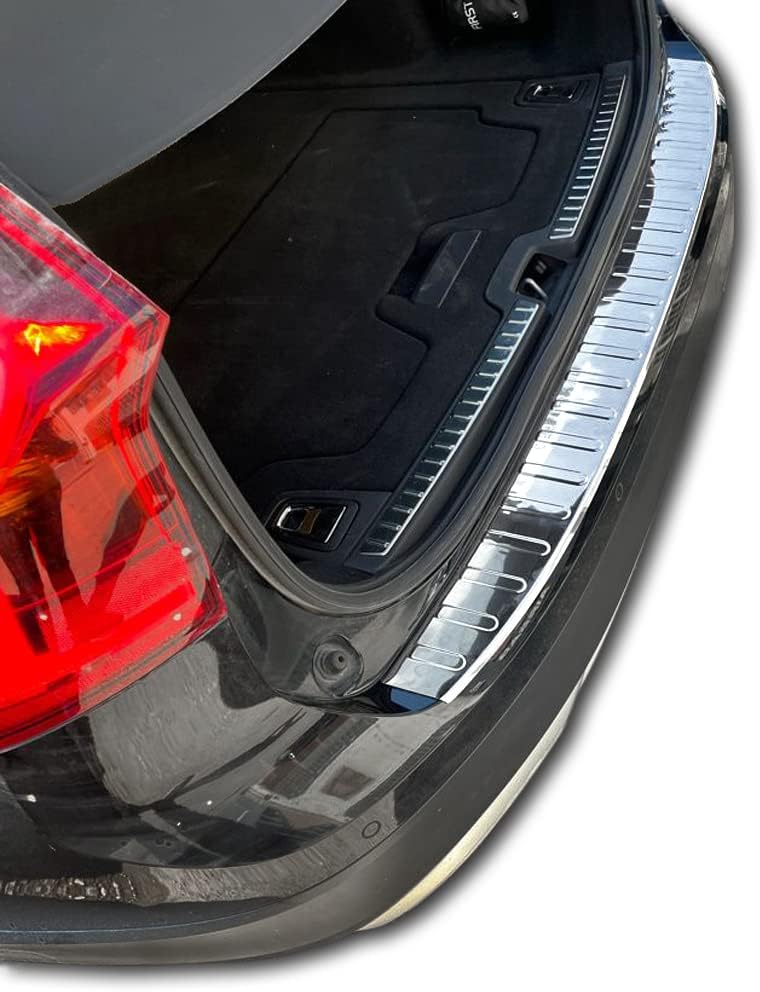 Ladekantenschutz Edelstahl CHROM kompatibel für VOLVO V90 + V90 Cross Country | BJ ab 2016 | premium