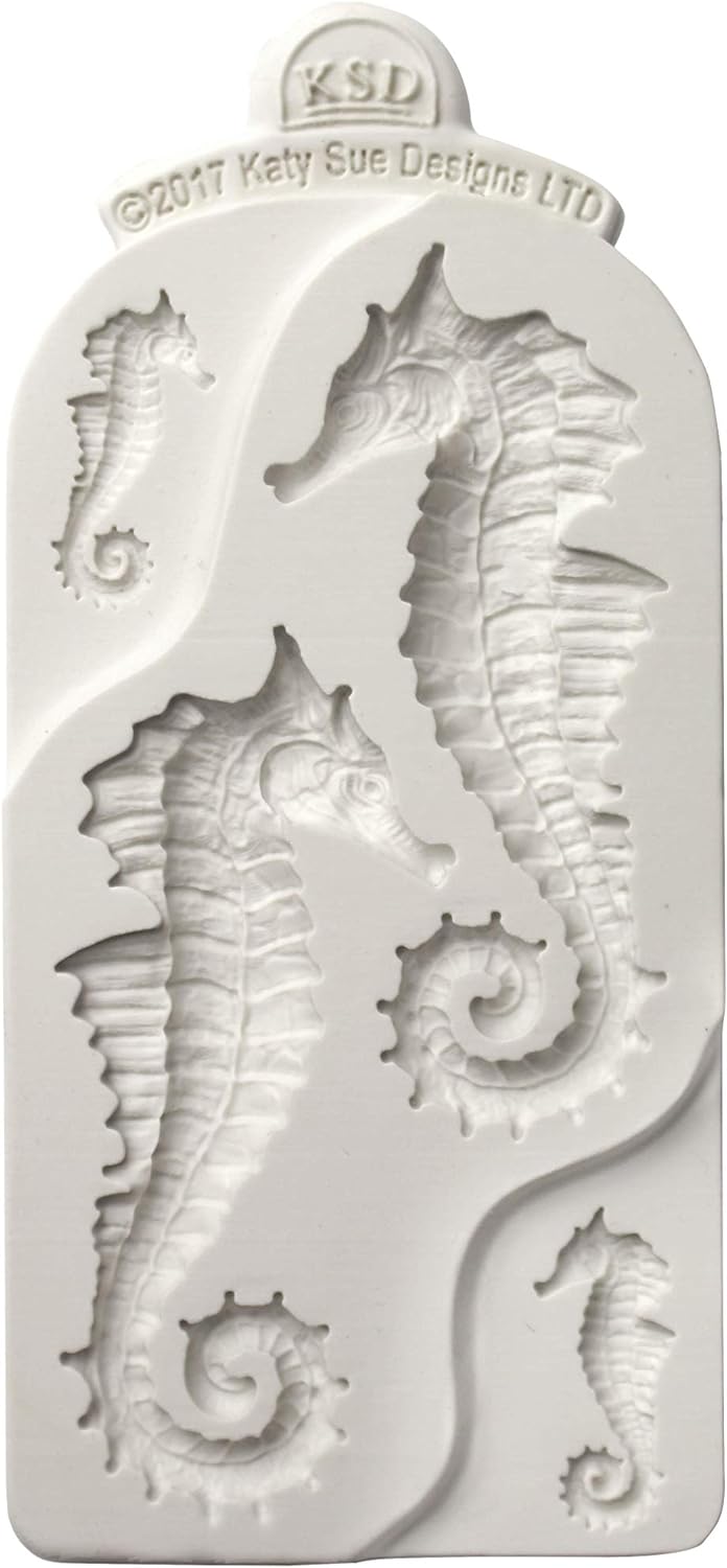 Seepferdchen Silikonform, Seaside Themed für Kuchen dekorieren, Sugarcraft, Bonbons und Lehm, Lebens