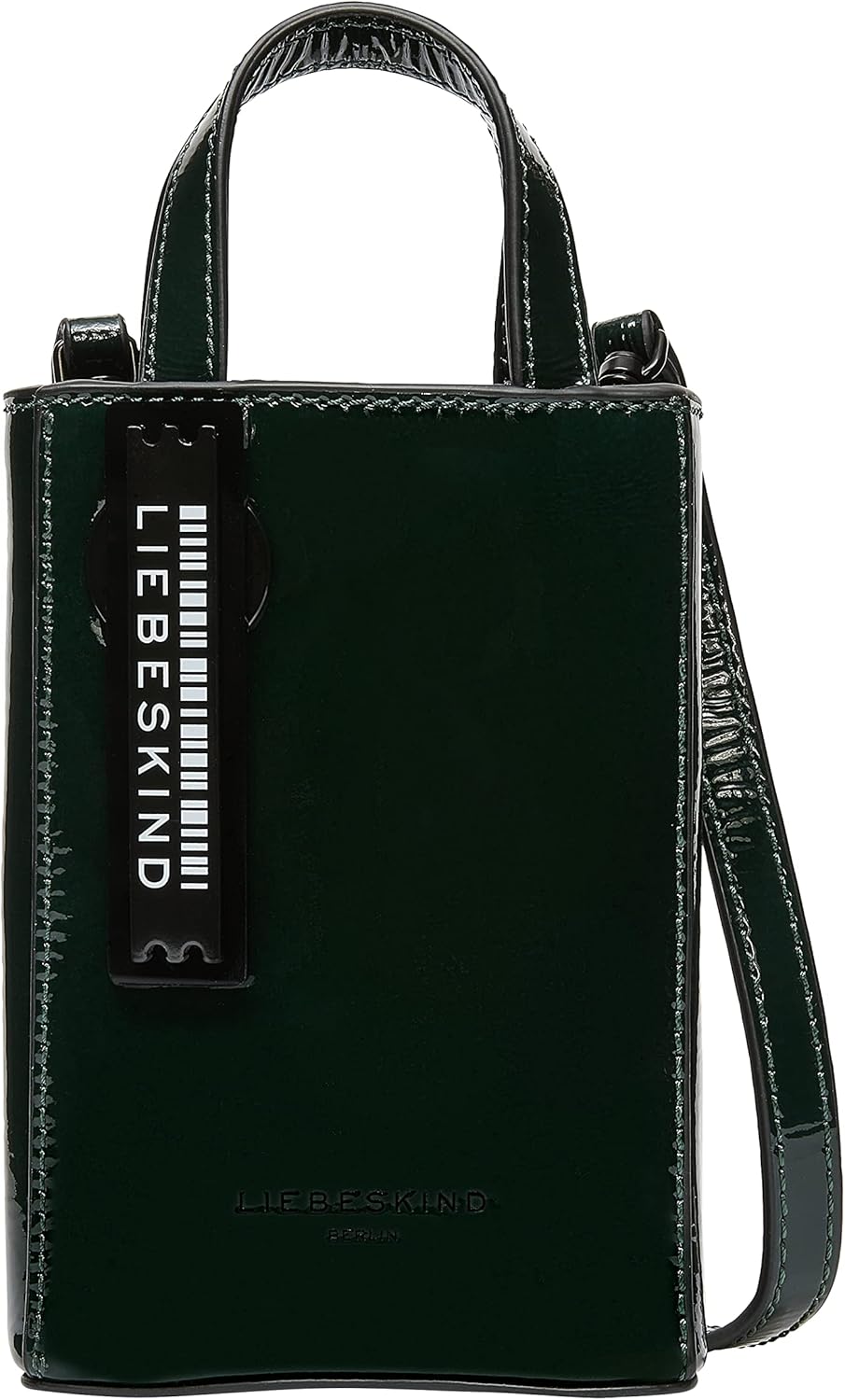 Liebeskind Damen Pb Naplack Paperbag Tote XS Cedar, Cedar