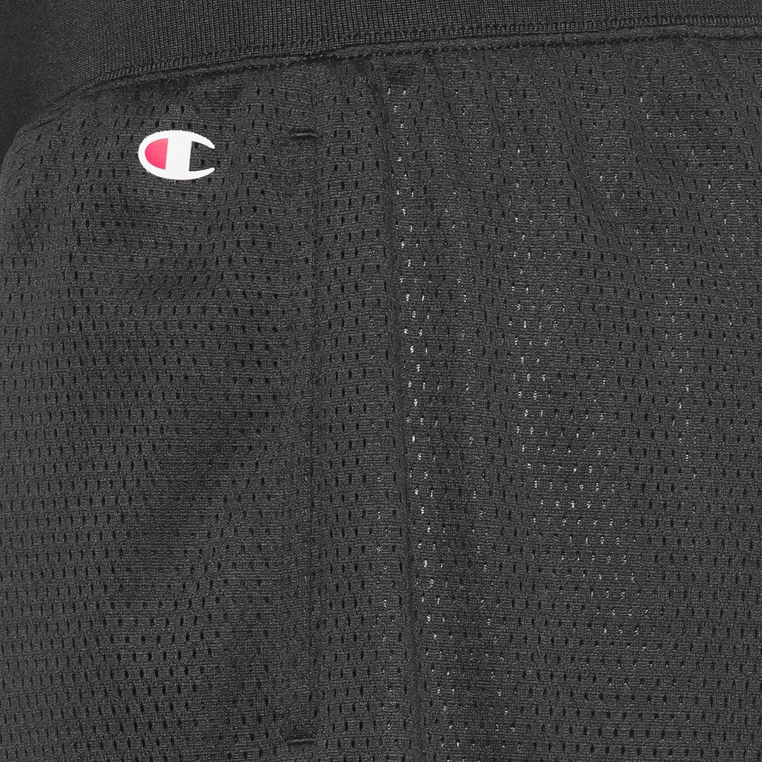 Champion Herren Legacy Neon Spray Soft Mesh Bermuda Shorts, Schwarz