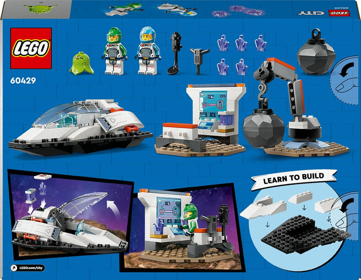 LEGO City Bergung eines Asteroiden im Weltall, Weltraum-Spielzeug mit Raumschiff, Raumstation, 2 Min