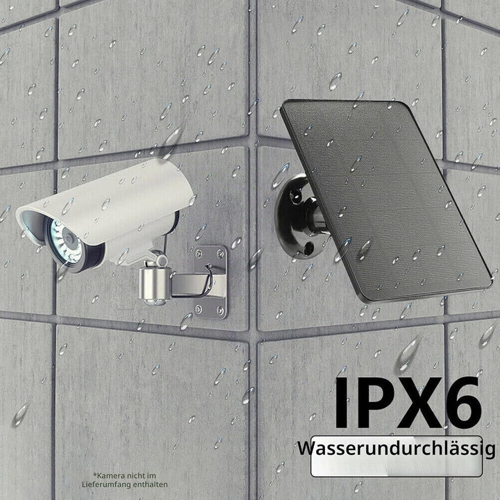 10 W Solarpanel für Überwachungskamera, USB-Solarpanel für DC 5 V Überwachungskamera, Wasserdichtes