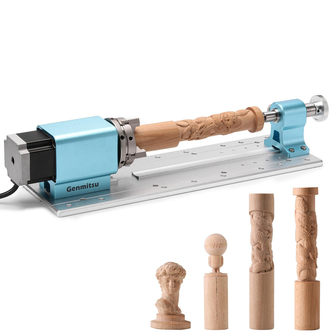 Genmitsu Rotationsmodul-Kit für PROVer XL 4030 V1/6050 Plus CNC-Fräsmaschine mit NEMA23 Planetengetr