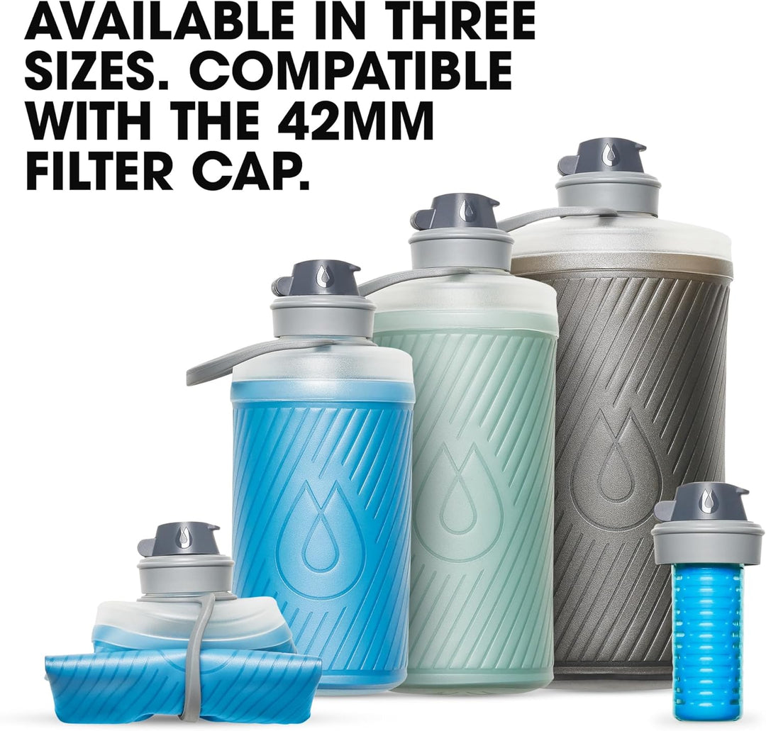Hydrapak Flux - zusammenklappbare Trinkflasche für Rucksacktouristen (750ml) - BPA-frei, ultraleicht