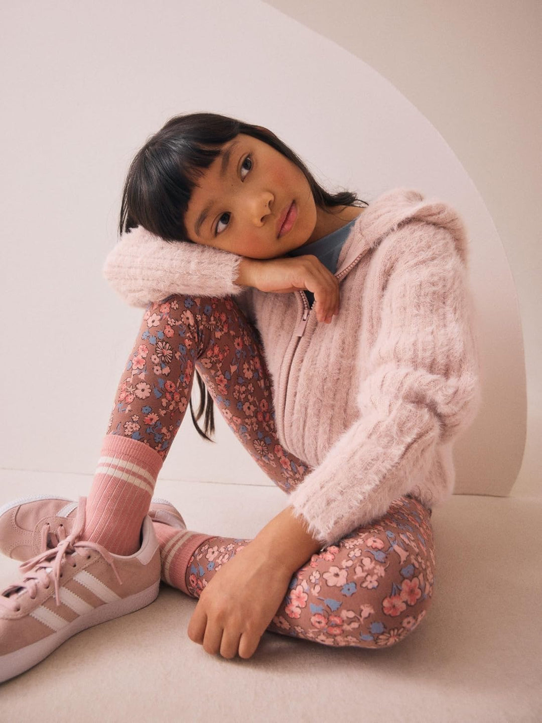 NEXT Mädchen Flauschige Kapuzenjacke mit durchgehendem Reissverschluss 16 Jahre Rosa, 16 Jahre Rosa