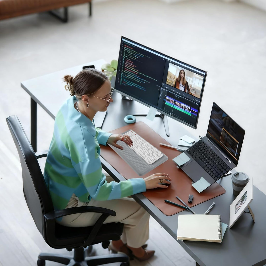 Tastaturständer mit Handballenauflage Tastatur und Handgelenkauflage, Ergonomisches Wrist Rest Memor