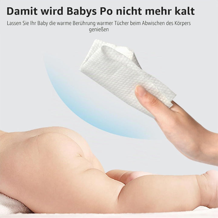 Tragbare Feuchttücher-Heizung, Heizbox mit Konstanter Temperatur für den Haushalt (Grün), Grün