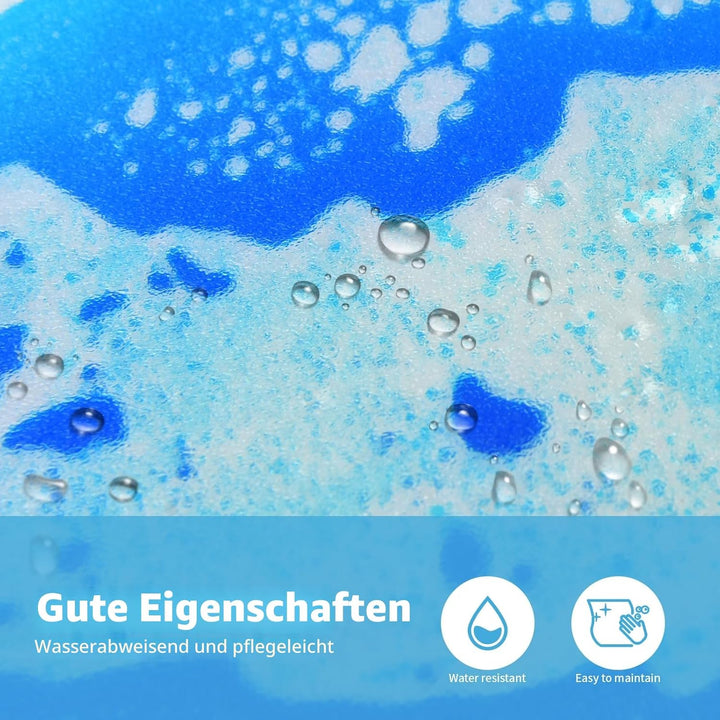 Art3d 9 stück runde sensorische Bodenfliesen für Kinder Kleinkinder und Kinder Bunte flüssige sensor