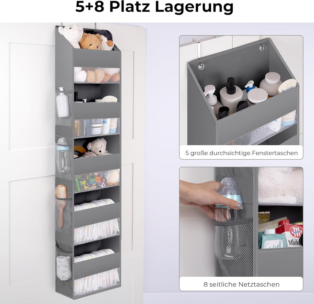 GRANNY SAYS Hängeorganizer Tür mit 5 Fächern, Packung mit 1 hinter der Tür hängenden Speicherorganis