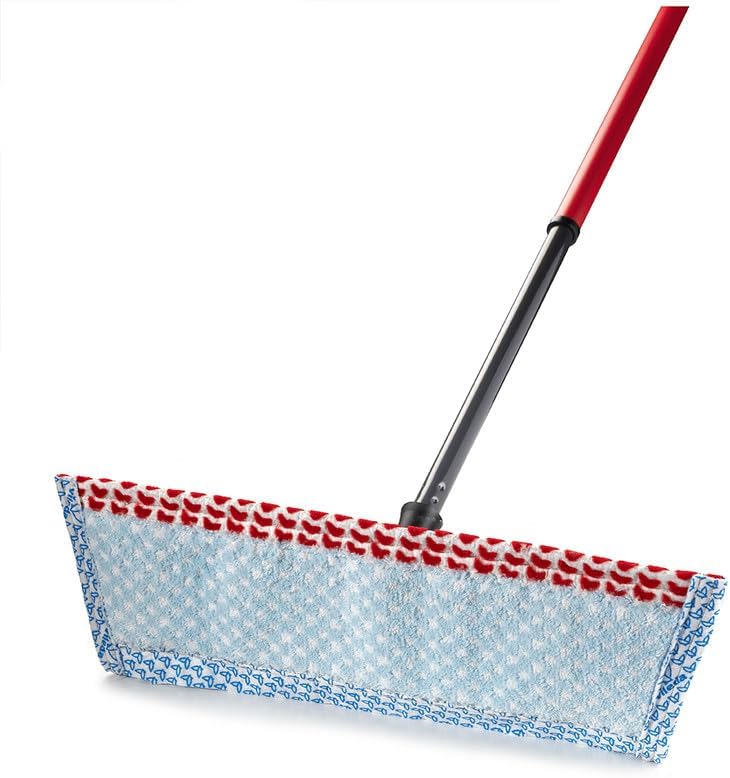 Vileda WischMat Extra, Wischbezug mit 3D Flockstruktur, 1 Stück Wischmat Extra Bezug Single, Wischma