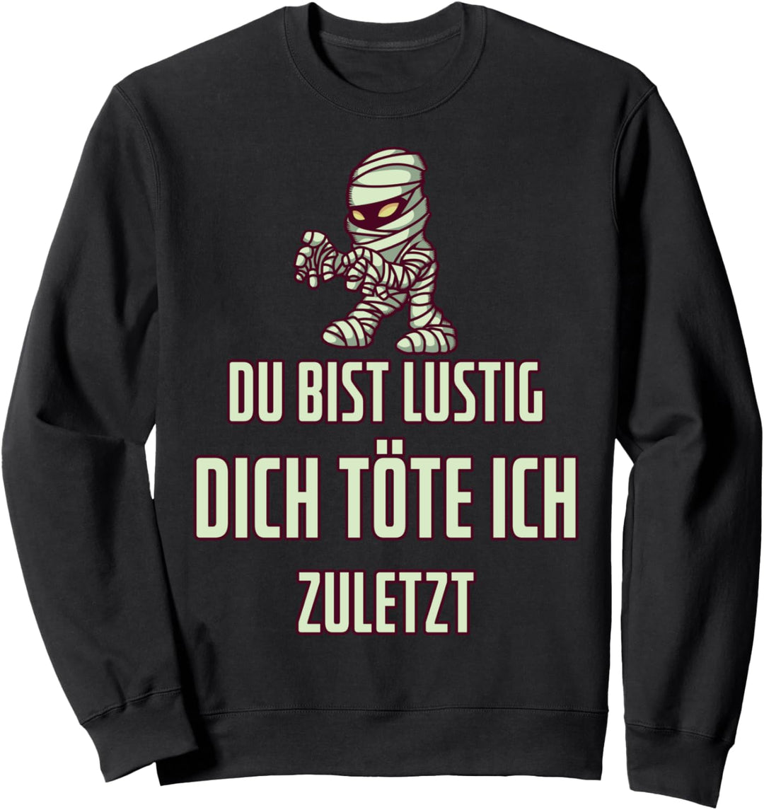 Lustiges Halloween Geschenk Kostüm Zombie Sweatshirt