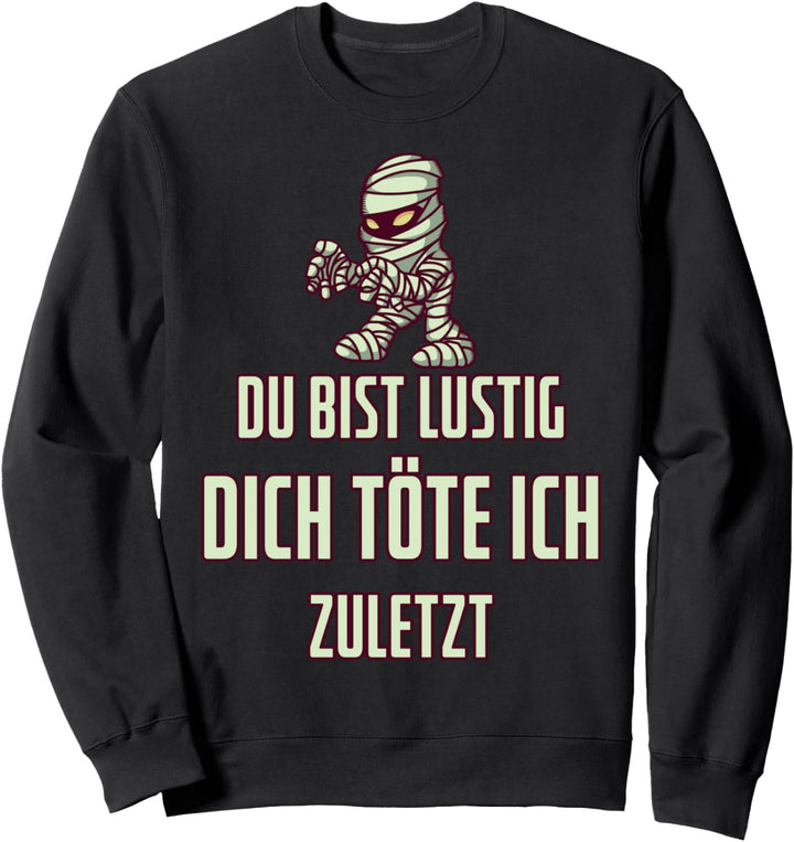Lustiges Halloween Geschenk Kostüm Zombie Sweatshirt