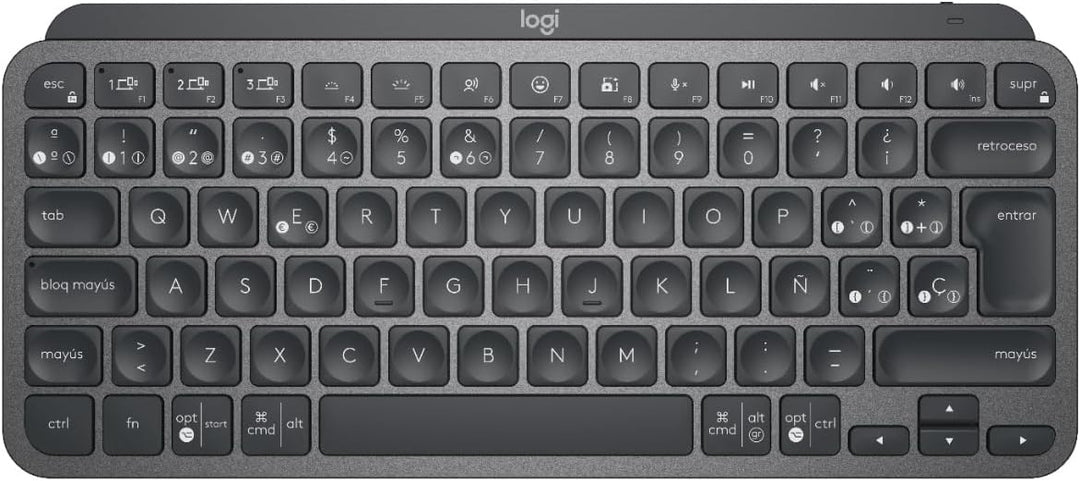 Logitech MXKEYS Mini WRLS Illuminated KB Graphite - ESP - MEDITER