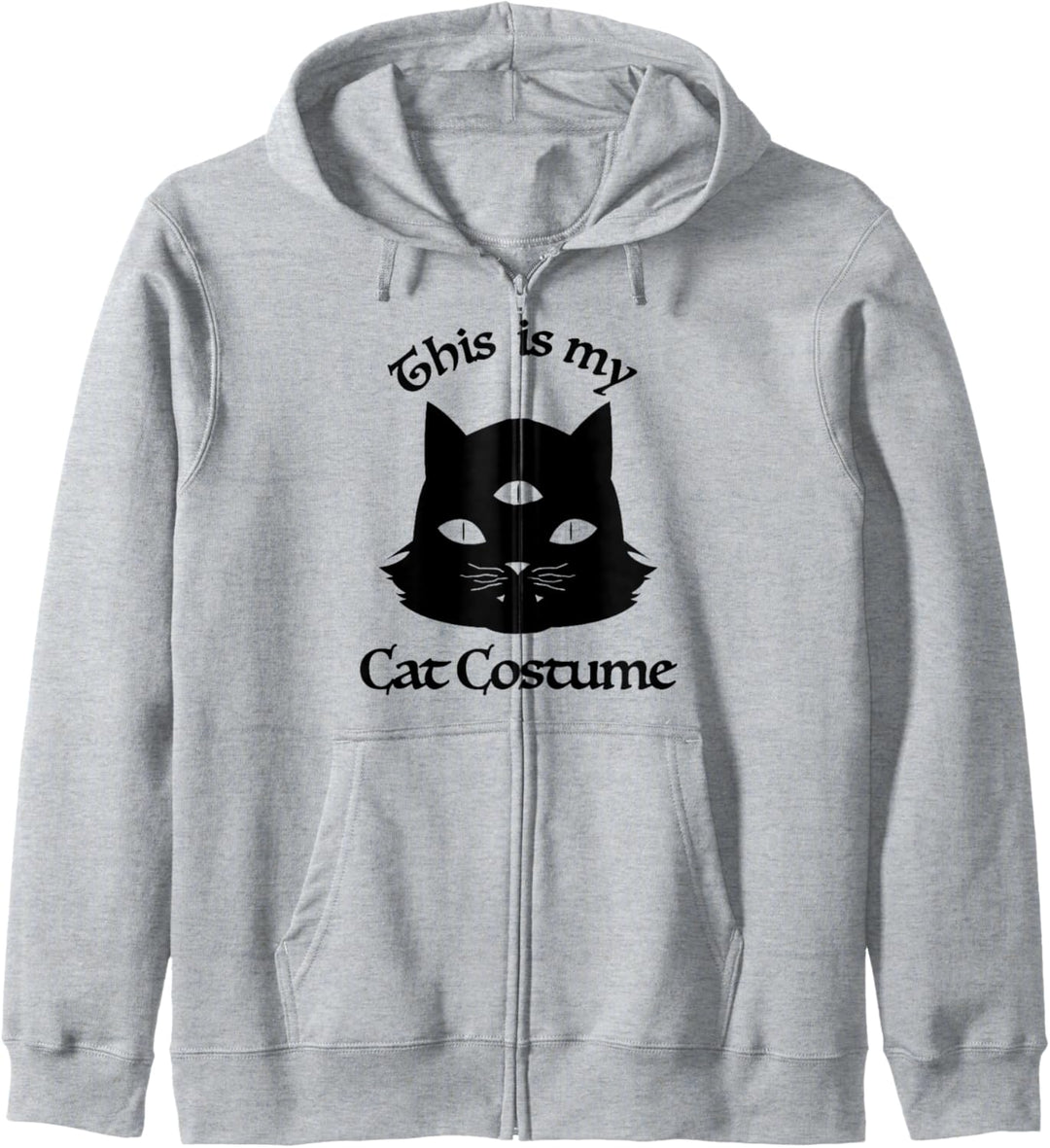 Trendy This Is My Cat Costume Three Eyed Cat Halloween Kapuzenjacke