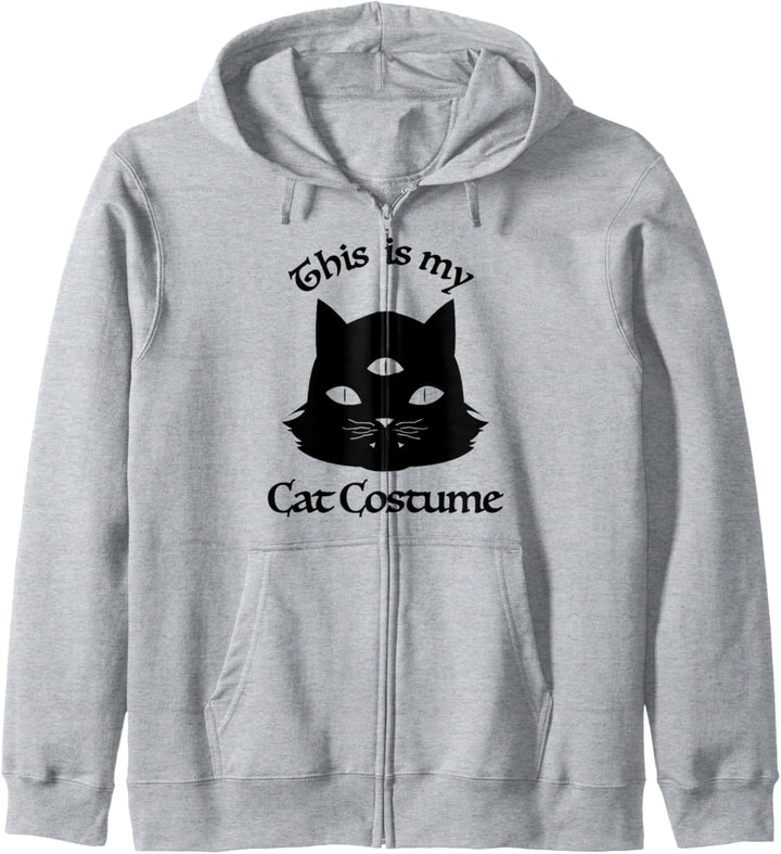 Trendy This Is My Cat Costume Three Eyed Cat Halloween Kapuzenjacke