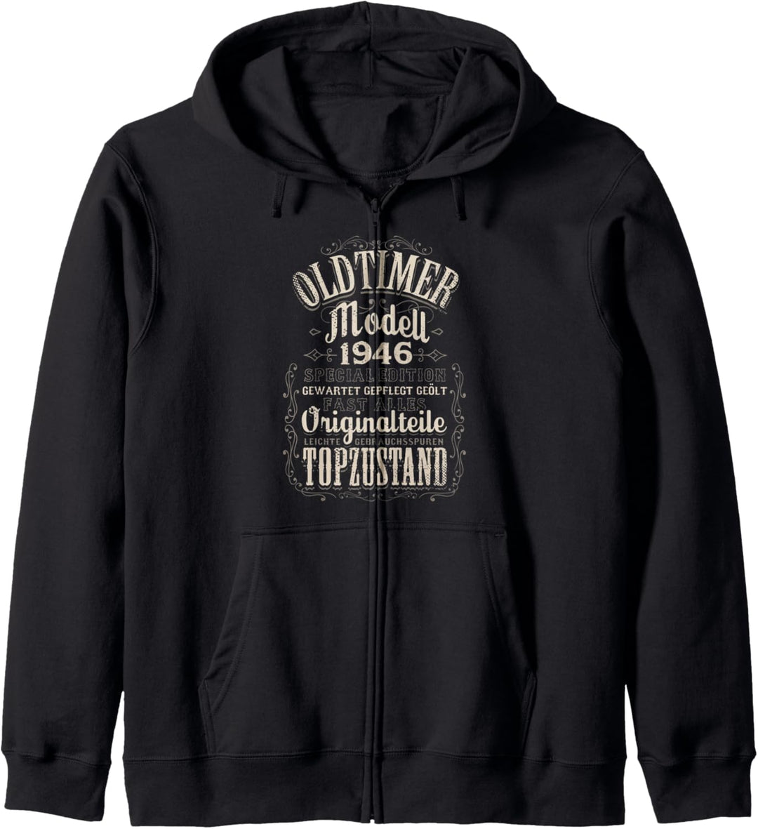 75. Geburtstag 75 Jahre Damen Herren Lustig Vintage Geschenk Kapuzenjacke