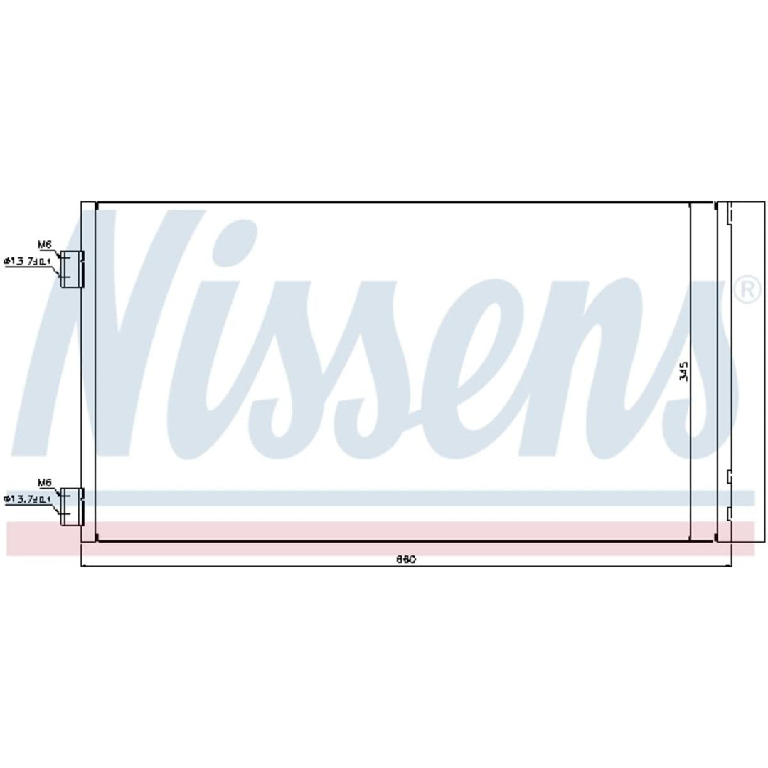 Nissens 940204 Kondensator, Klimaanlage