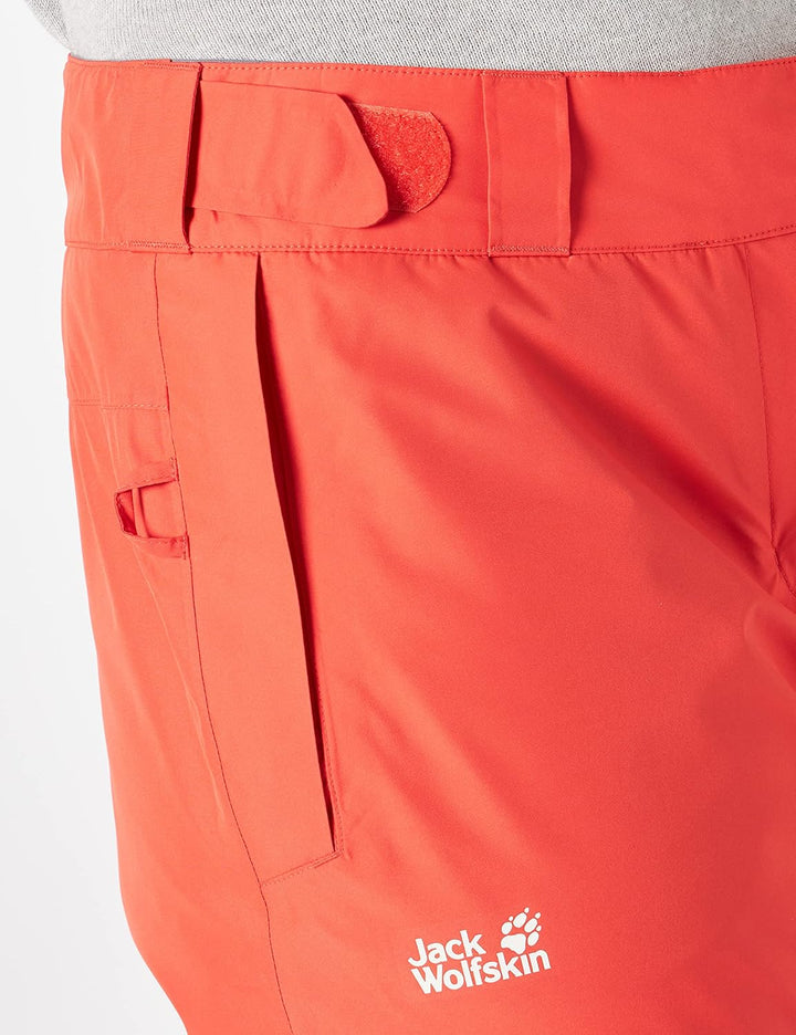 Jack Wolfskin Damen Powder Mountain Hose-1111851 Hose 42 Orange Coral, 42 Orange Coral