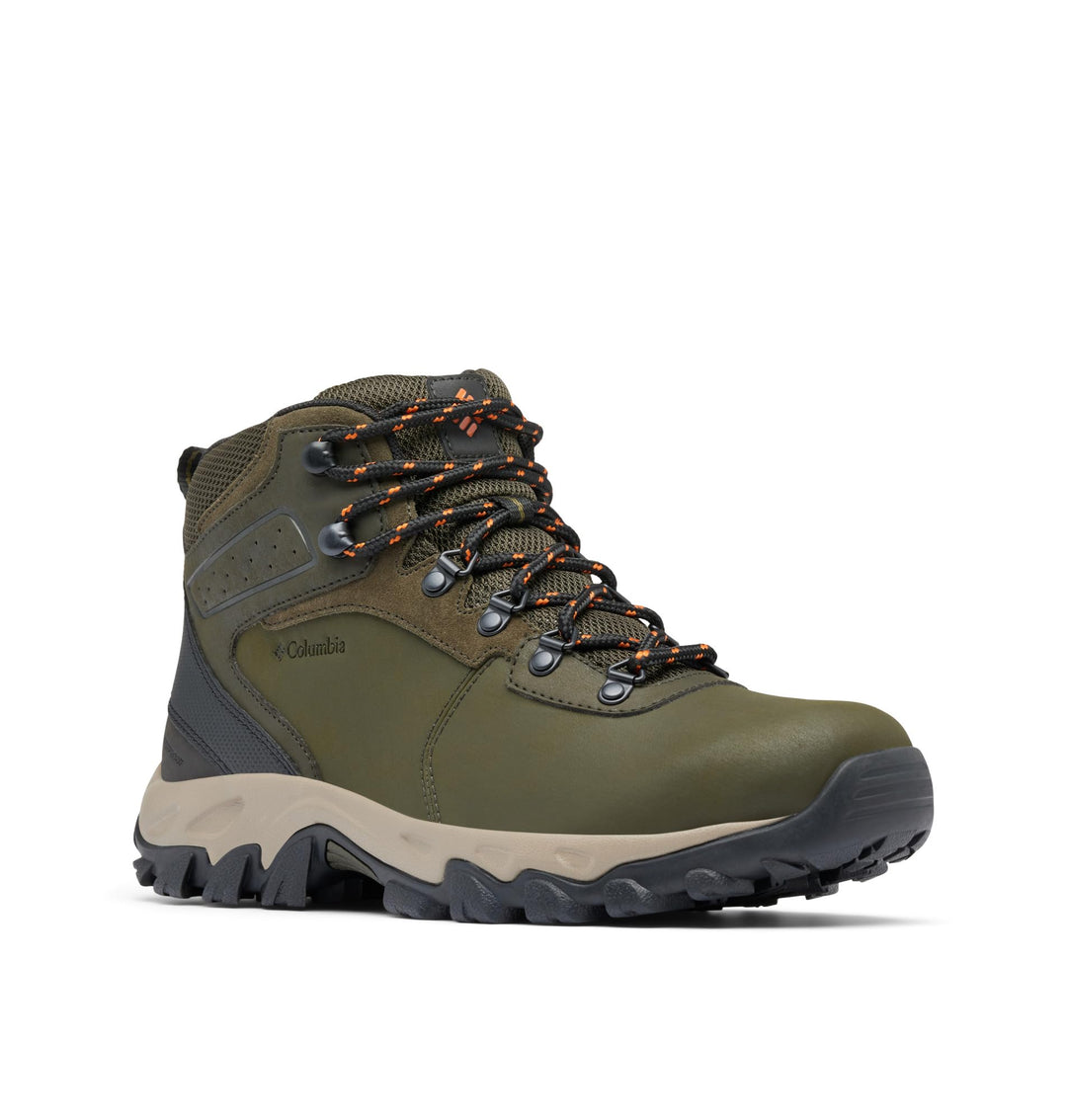 Columbia Newton Ridge Plus II Herren-Wanderstiefel, Wildleder, wasserdicht 40 EU Deep Olive Desert S