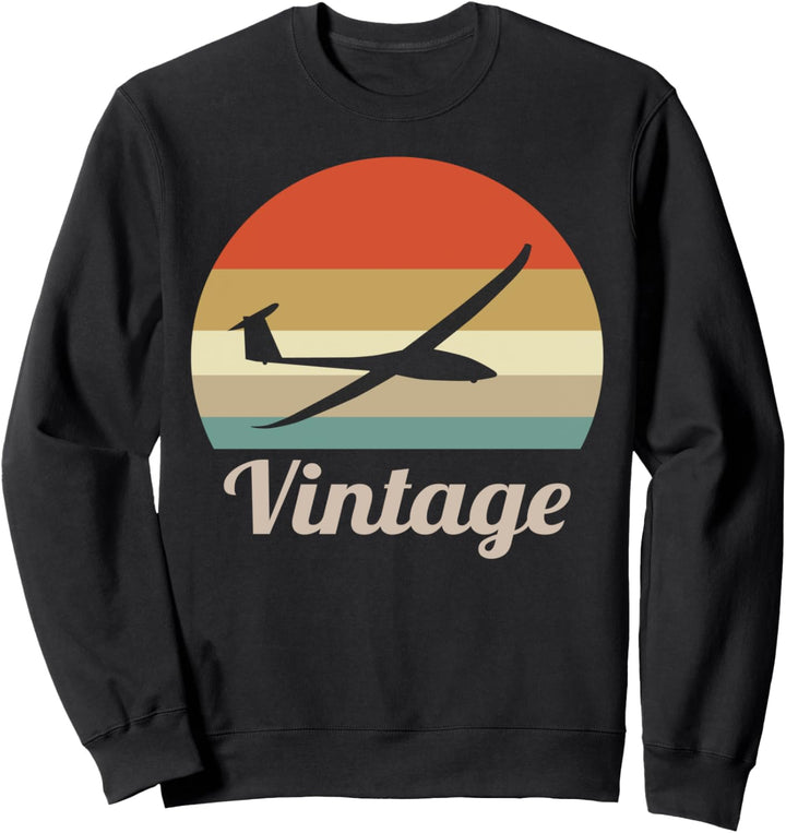 Segelfliegen Segelflieger Fliegen Flieger Retro Vintage Fun Sweatshirt