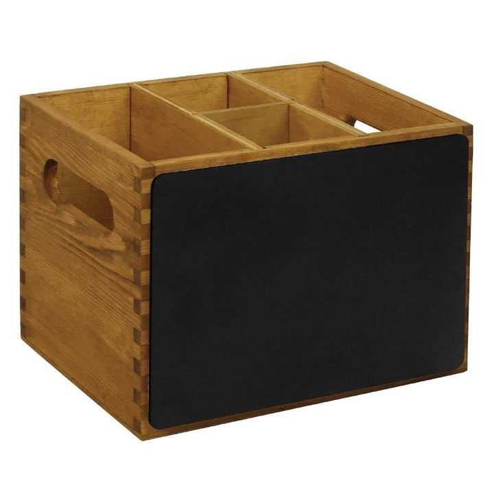 Olympia Tisch-Organizer mit Tafel, Braun und Schwarz, Grösse: 150 (H) x 210 (B) x 160 (T) mm, Verwen