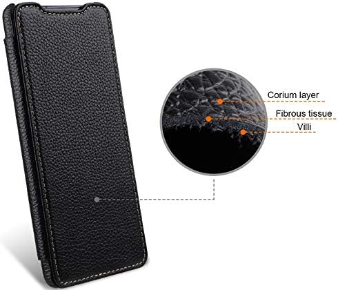STILGUT Book Case kompatibel mit Samsung Galaxy S20 FE Hülle aus Leder zum Klappen, Klapphülle, Hand