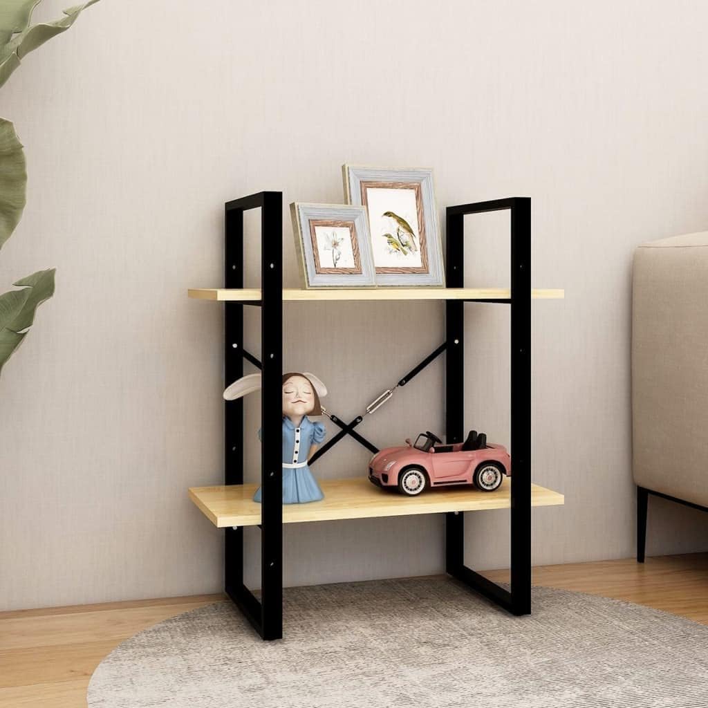 homiuse Metallregal Braun Leiterregal 60x30x70 cm BüCherregal KüChenregal Wand Kinder BüCherregal Re