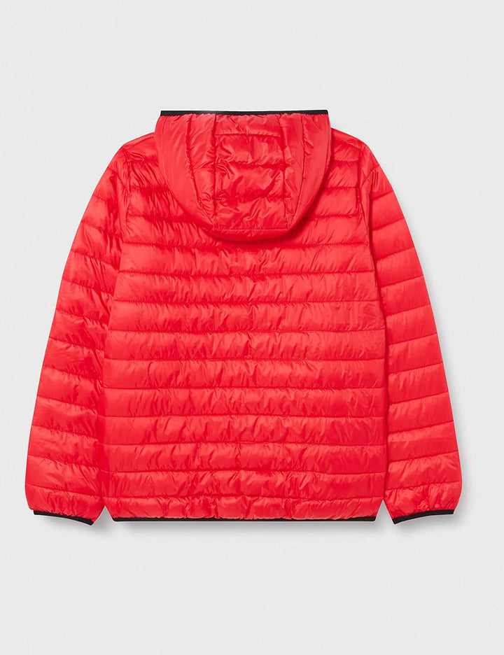 Champion Unisex Kinder Legacy Outdoor Light Hooded Wattierte Jacke 9-10 Jahre Intensives Rot, 9-10 J
