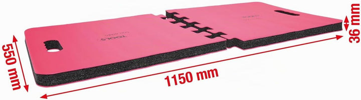 KS Tools 500.8045 Mechaniker-Schutzmatte, L1150xB550xH36mm, 2-tlg., L1150xB550xH36mm, 2-tlg.