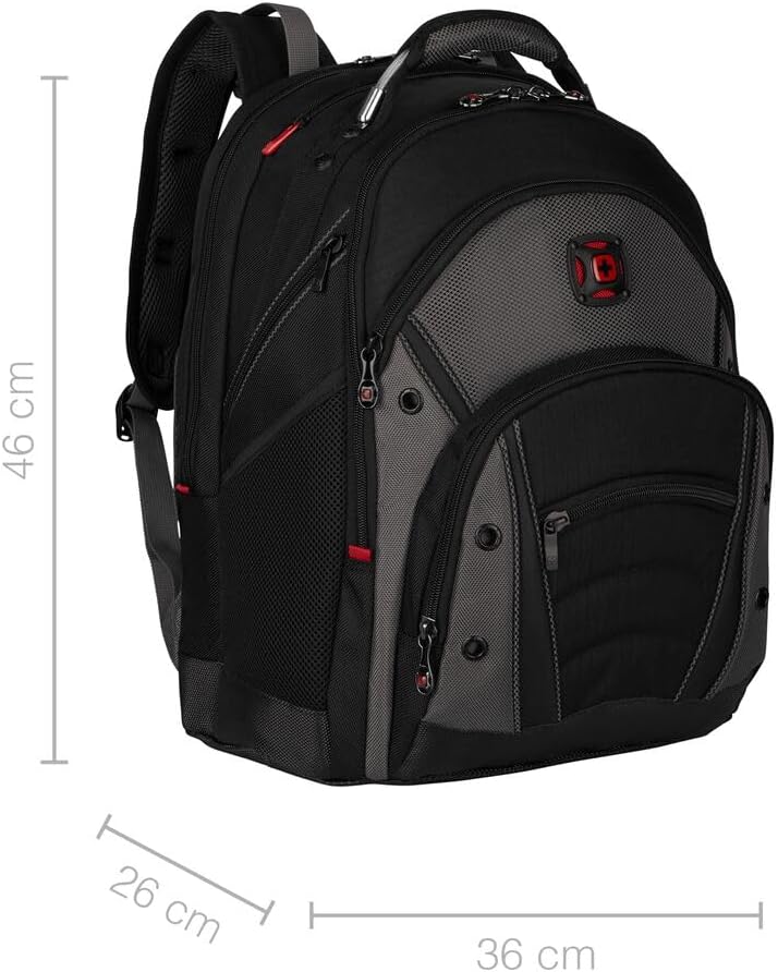WENGER Synergy Laptop-Rucksack mit Tablet-Fach, Notebook bis 16 Zoll, Tablet bis 10 Zoll, Organizer,