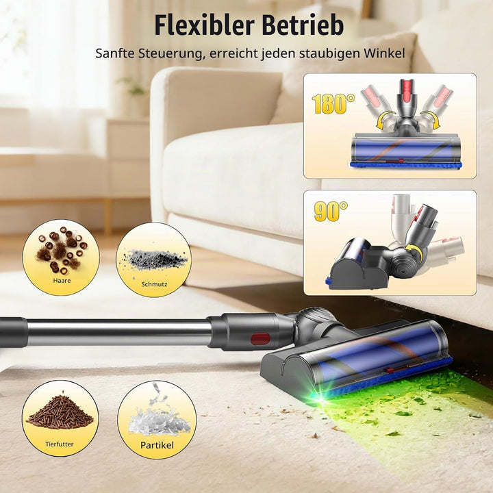 Verbesserter Elektrischer Bürstenkopf für Dyson V7 V8 V10 V11 V15 – Direktantrieb-Ersatzbodendüse mi