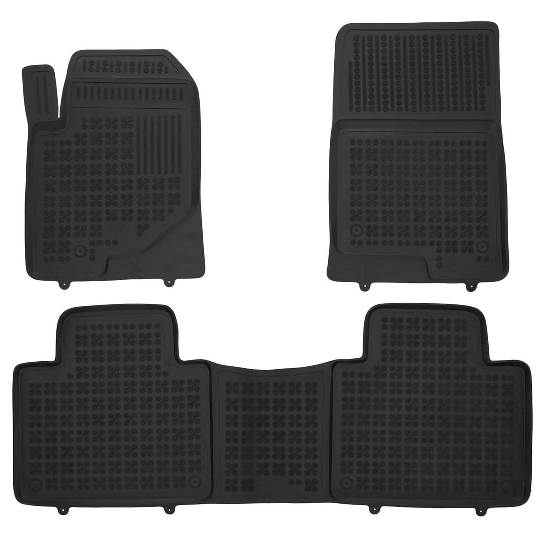 Hohe Gummi Fussmatten mit Rand passend für SsangYong/KGM Musso ab 2018 (Nicht für Elektro)/für Ssang