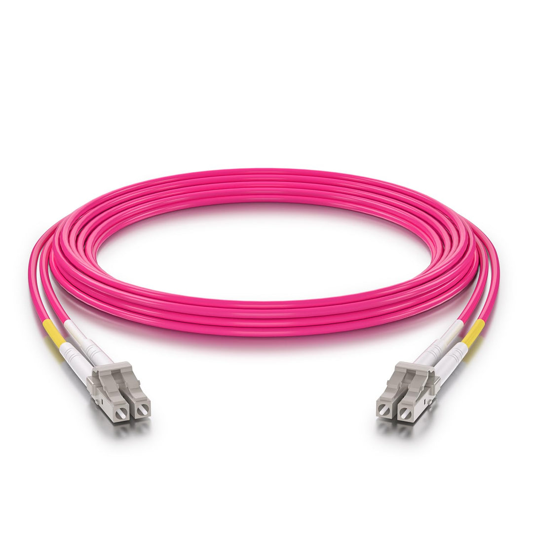 ipolex LC zu LC Glasfaser Patchkabel Multimode, 10/40Gb OM4 Glasfaserkabel, Duplex 50/125μm Glasfase